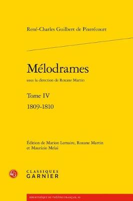 Cover of Melodrames. Tome IV