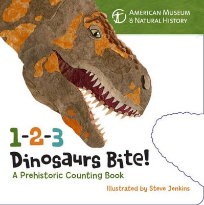 Book cover for 1-2-3 Dinosaurs Bite