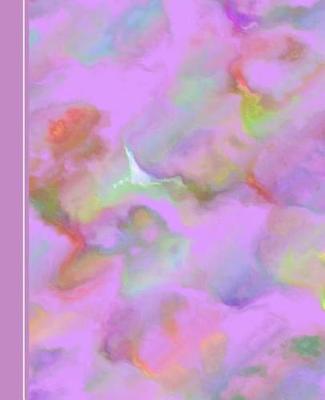 Book cover for Luxury Purple Rainbow Marbled