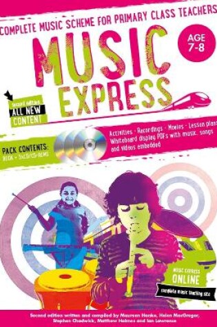 Cover of Music Express: Age 7-8 (Book + 3CDs + DVD-ROM)