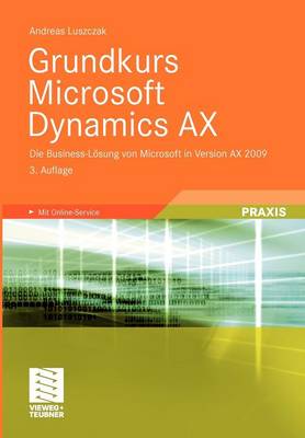 Book cover for Grundkurs Microsoft Dynamics Ax