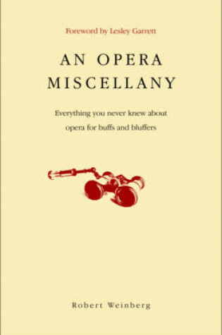 Cover of An Opera Miscellany