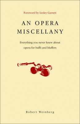 Book cover for An Opera Miscellany