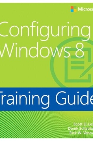 Cover of Training Guide Configuring Windows 8 (MCSA)