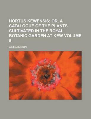 Book cover for Hortus Kewensis Volume 5