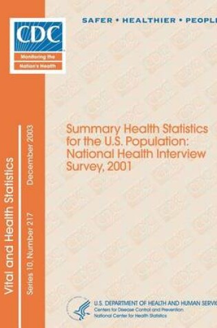 Cover of Vital and Health Statistics Series 10, Number 217