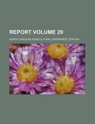 Book cover for Report Volume 29