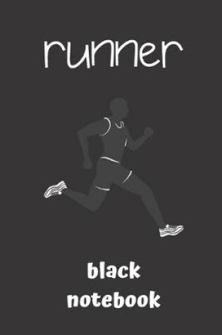 Cover of runner black notebook