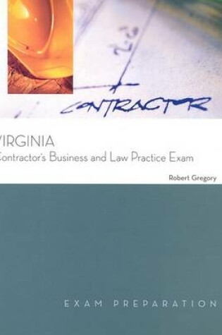 Cover of Virginia Contractor's Business and Law Practice Exam