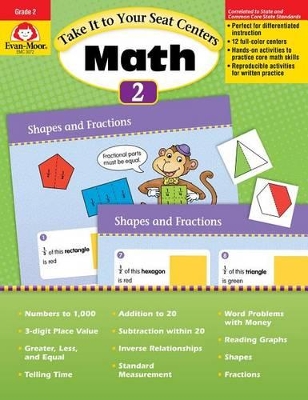 Book cover for Take It to Your Seat: Math Centers, Grade 2 Teacher Resource