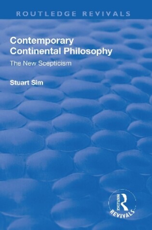 Cover of Contemporary Continental Philosophy