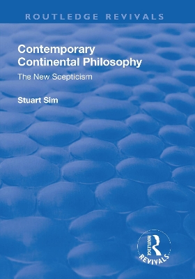 Cover of Contemporary Continental Philosophy