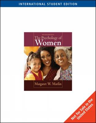 Book cover for The Psychology of Women