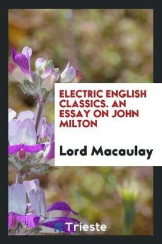Cover of An Essay on John Milton