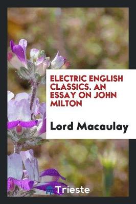 Book cover for An Essay on John Milton