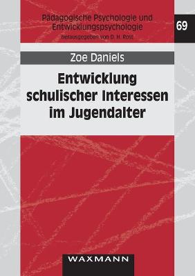 Book cover for Entwicklung schulischer Interessen im Jugendalter