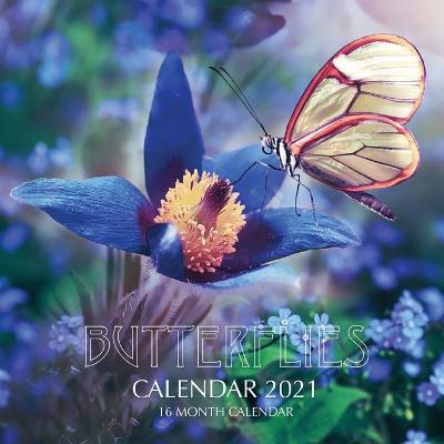 Book cover for Butterflies Calendar 2021