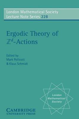 Book cover for Ergodic Theory and ZD Actions
