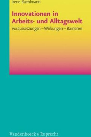 Cover of Innovationen in Arbeits- Und Alltagswelt