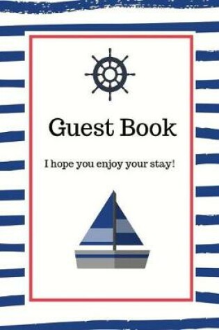 Cover of Nautical Guest Book Hardcover