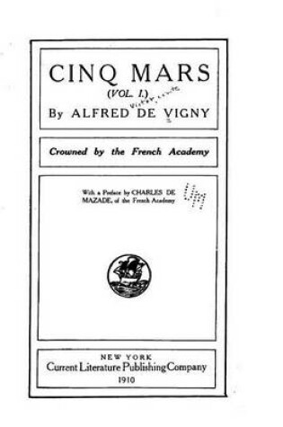 Cover of Cinq Mars - Vol. I