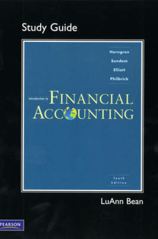 Cover of Study Guide for for Introduction to Financial Accounting