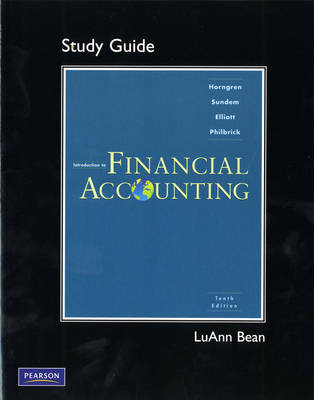 Book cover for Study Guide for for Introduction to Financial Accounting