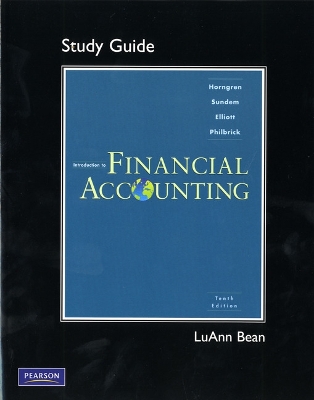 Book cover for Study Guide for for Introduction to Financial Accounting