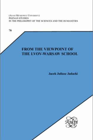 Cover of From the Viewpoint of the Lvov-Warsaw School