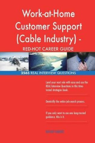 Cover of Work-at-Home Customer Support (Cable Industry) - Part-Time RED-HOT Career; 2565