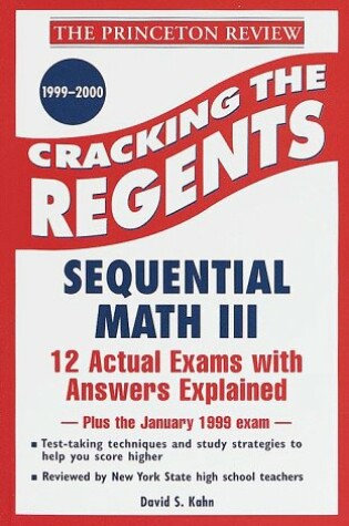 Cover of Cracking the Regents