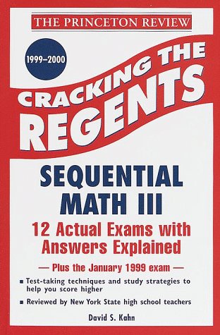 Cover of Cracking the Regents