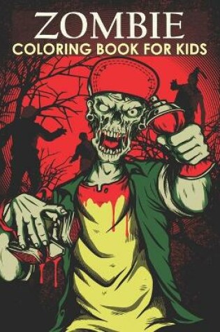 Cover of Zombie coloring book for kids