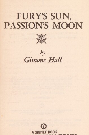 Cover of Fury's Sun, Passion's Moon
