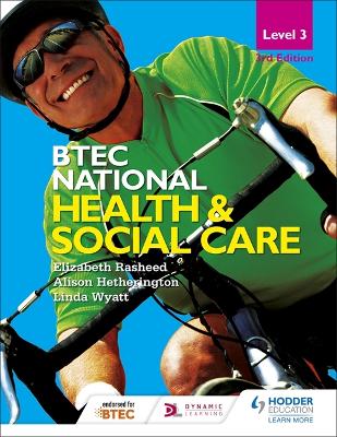 Book cover for BTEC National Level 3 Health and Social Care 3rd Edition