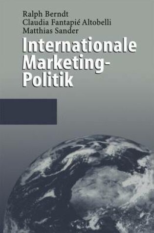 Cover of Internationale Marketing-Politik