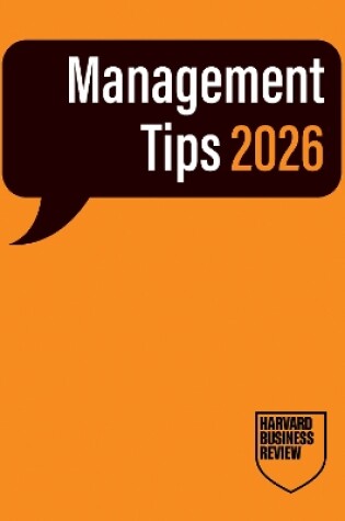 Cover of Management Tips 2026: From Harvard Business Review