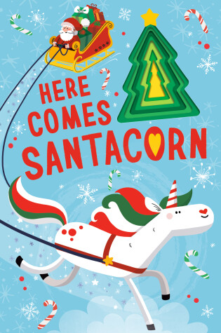 Cover of Here Comes Santacorn