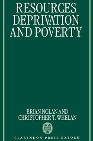 Cover of Resources, Deprivation, and Poverty