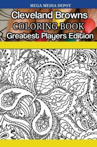 Cover of Cleveland Browns Coloring Book Greatest Players Edition