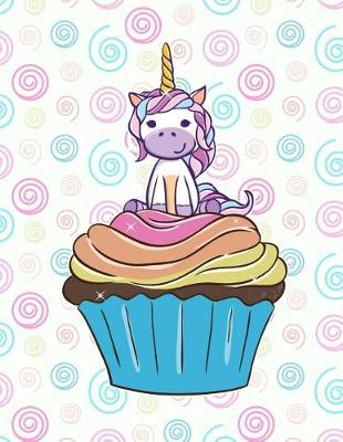 Book cover for Unicorn Cupcake Whimsical Birthday Notebook