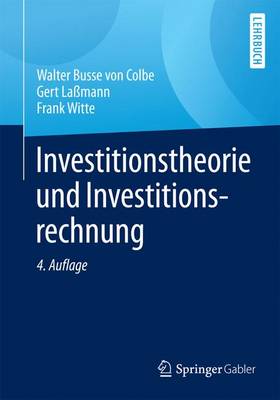 Book cover for Investitionstheorie Und Investitionsrechnung