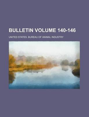 Book cover for Bulletin Volume 140-146