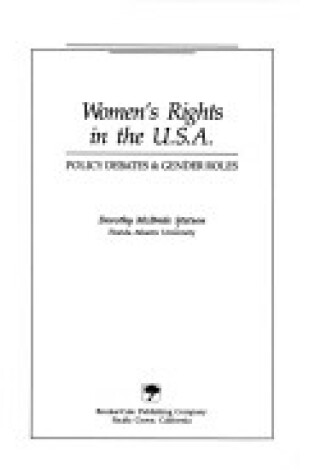 Cover of Women's Rights in the U.S.A.