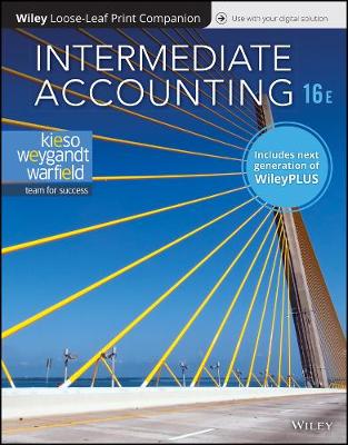 Book cover for Intermediate Accounting, 16e Wileyplus (Next Generation) + Loose-Leaf