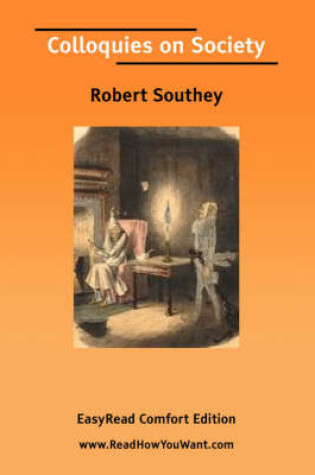 Cover of Colloquies on Society [Easyread Comfort Edition]