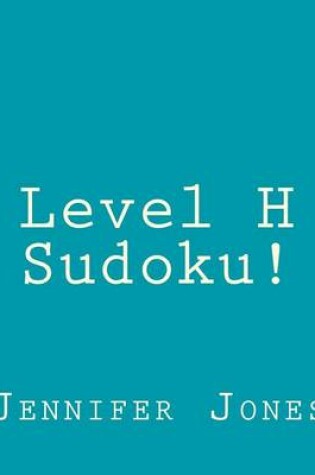 Cover of Level H Sudoku!
