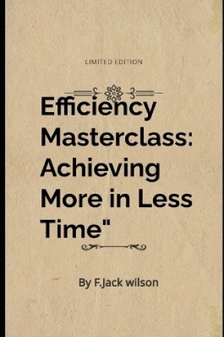 Cover of Maximizing Efficiency