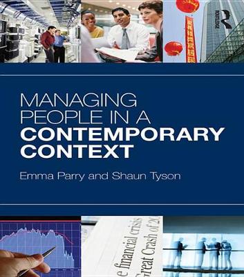 Book cover for Managing People in a Contemporary Context