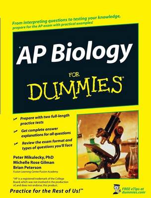 Book cover for AP Biology for Dummies